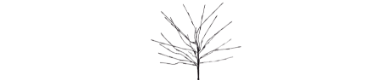 Alberi illuminati a LED